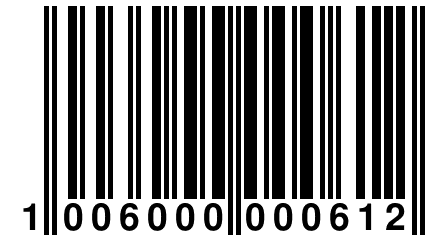 1 006000 000612