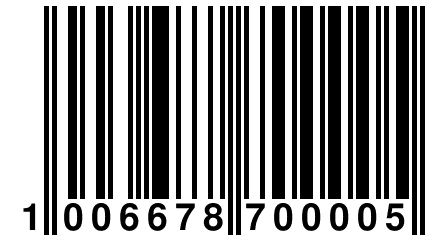 1 006678 700005