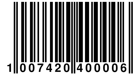 1 007420 400006