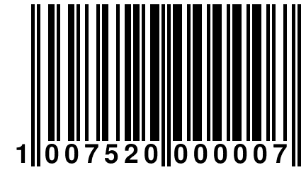 1 007520 000007