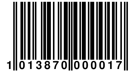 1 013870 000017