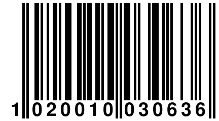 1 020010 030636