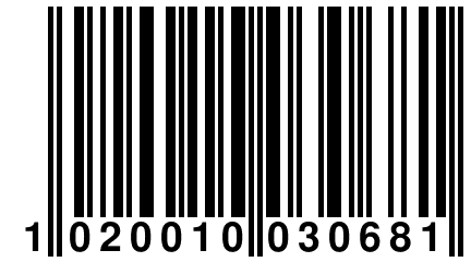 1 020010 030681