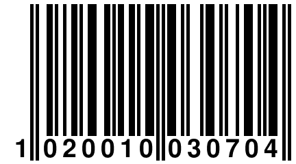 1 020010 030704