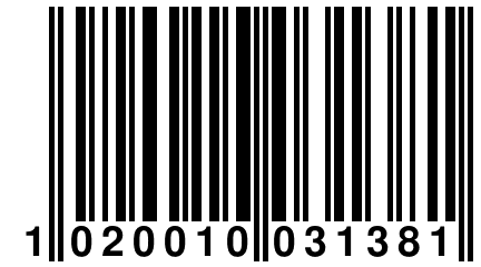 1 020010 031381