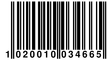 1 020010 034665