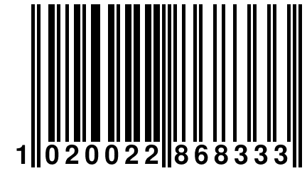 1 020022 868333