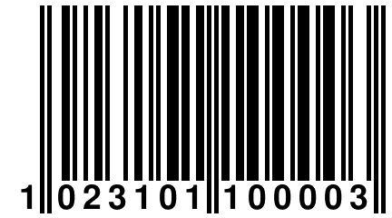 1 023101 100003