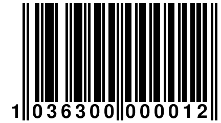 1 036300 000012