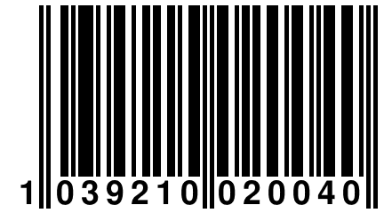 1 039210 020040