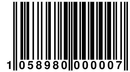 1 058980 000007