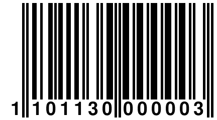 1 101130 000003