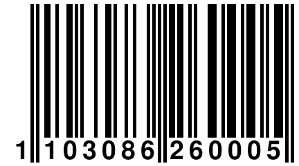 1 103086 260005