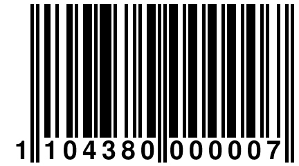 1 104380 000007