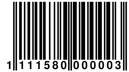 1 111580 000003