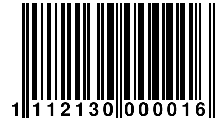 1 112130 000016