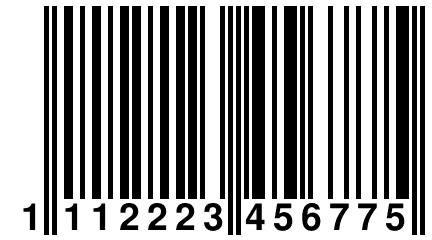 1 112223 456775