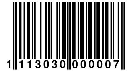 1 113030 000007