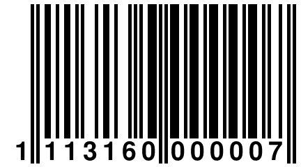 1 113160 000007