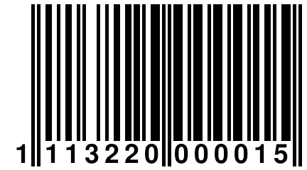 1 113220 000015