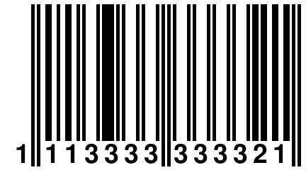 1 113333 333321