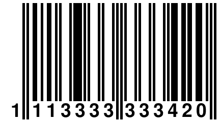 1 113333 333420