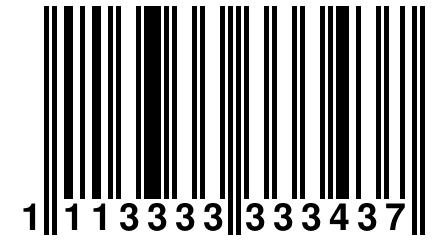 1 113333 333437