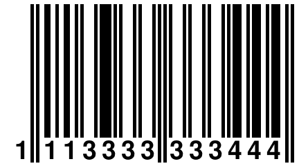 1 113333 333444