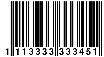 1 113333 333451