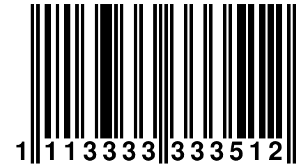 1 113333 333512