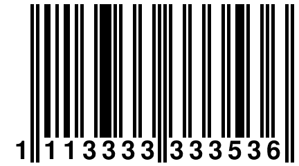 1 113333 333536