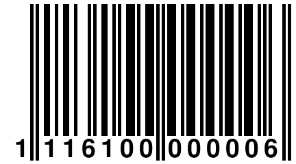 1 116100 000006