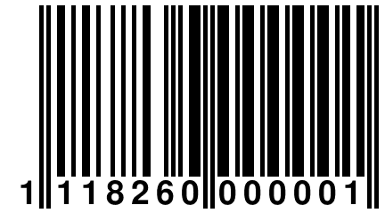 1 118260 000001