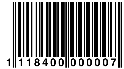 1 118400 000007