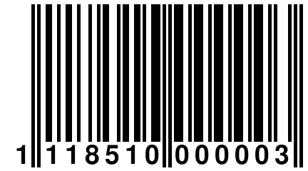 1 118510 000003