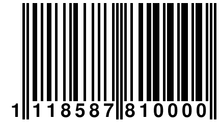 1 118587 810000