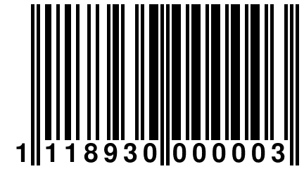 1 118930 000003