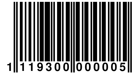 1 119300 000005