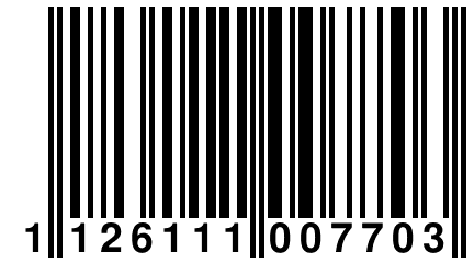 1 126111 007703