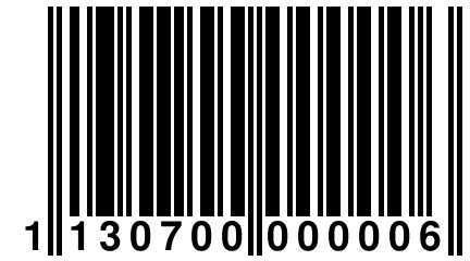 1 130700 000006