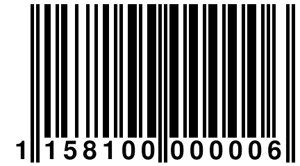 1 158100 000006