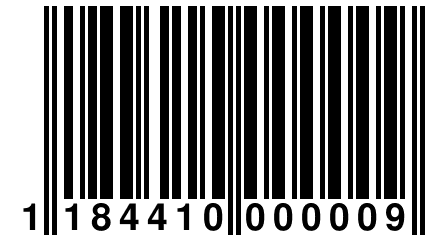 1 184410 000009