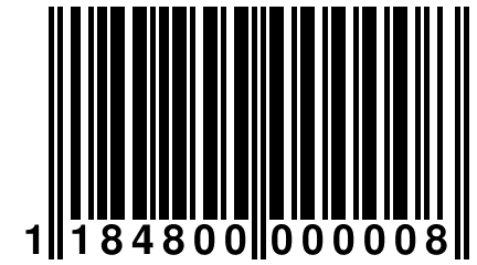 1 184800 000008