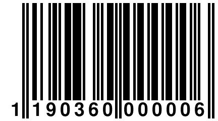 1 190360 000006