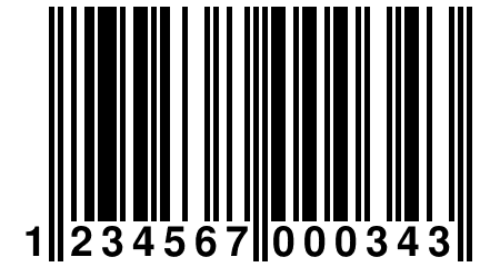 1 234567 000343