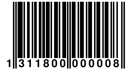 1 311800 000008