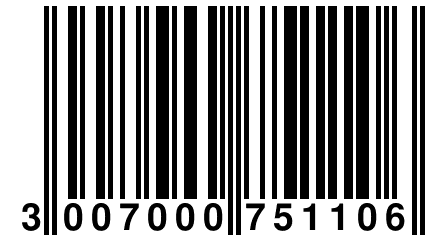 3 007000 751106