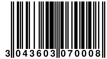 3 043603 070008