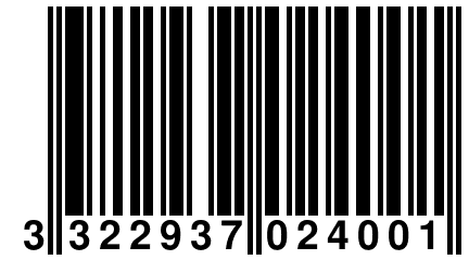 3 322937 024001