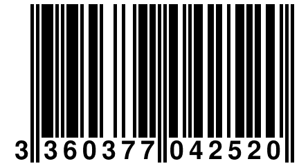 3 360377 042520